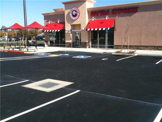 Panda Express ADA parking stalls